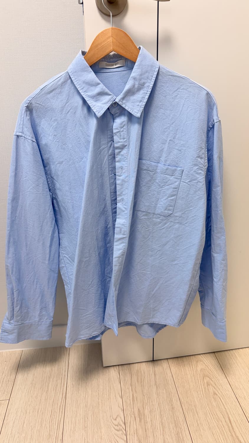 드로우핏 옥스포드 셔츠 하늘색 상품이미지3