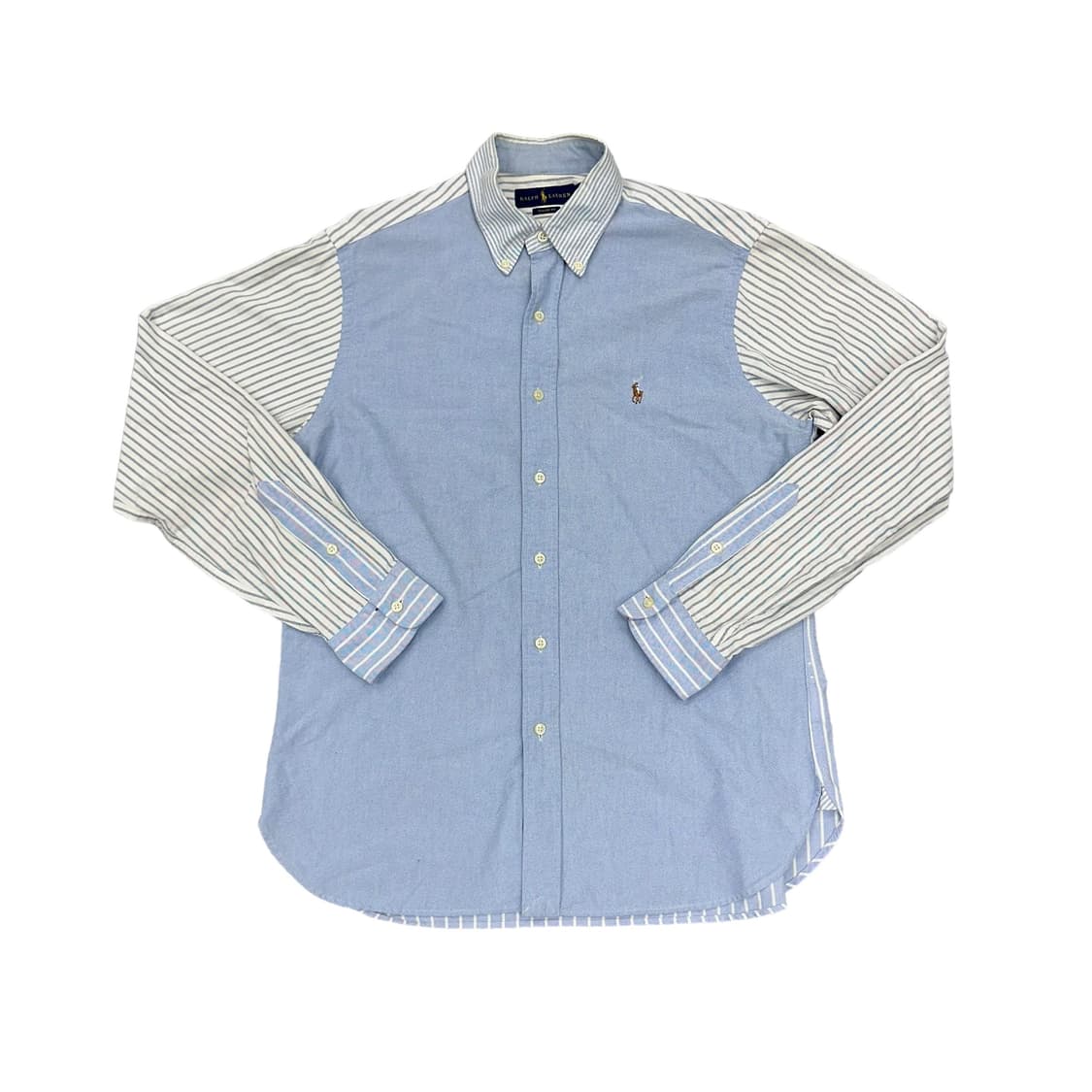 폴로 배색 스트라이프 셔츠 상품이미지1