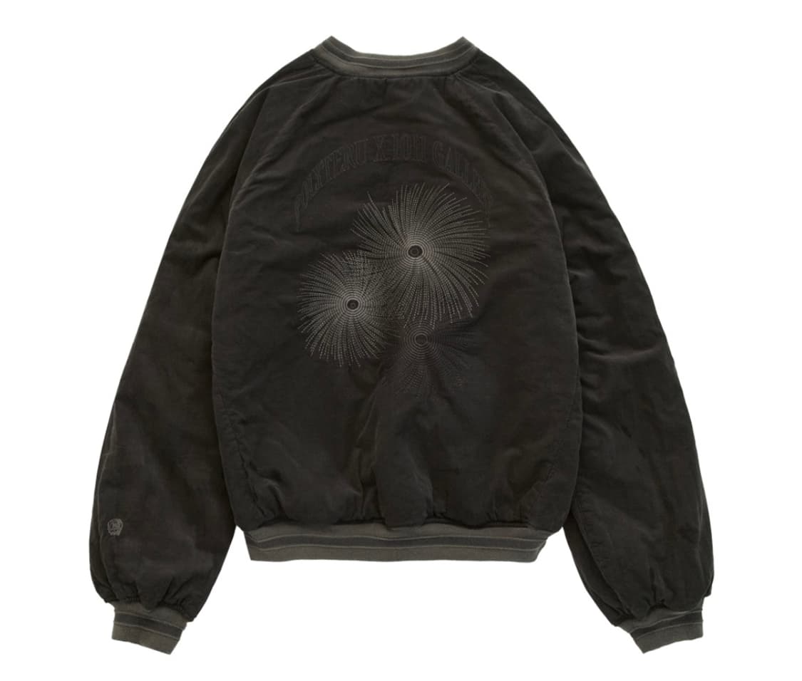 3 폴리테루 1011 리버시블 플로럴 수베니어 봄버 세이지 판매 상품이미지1