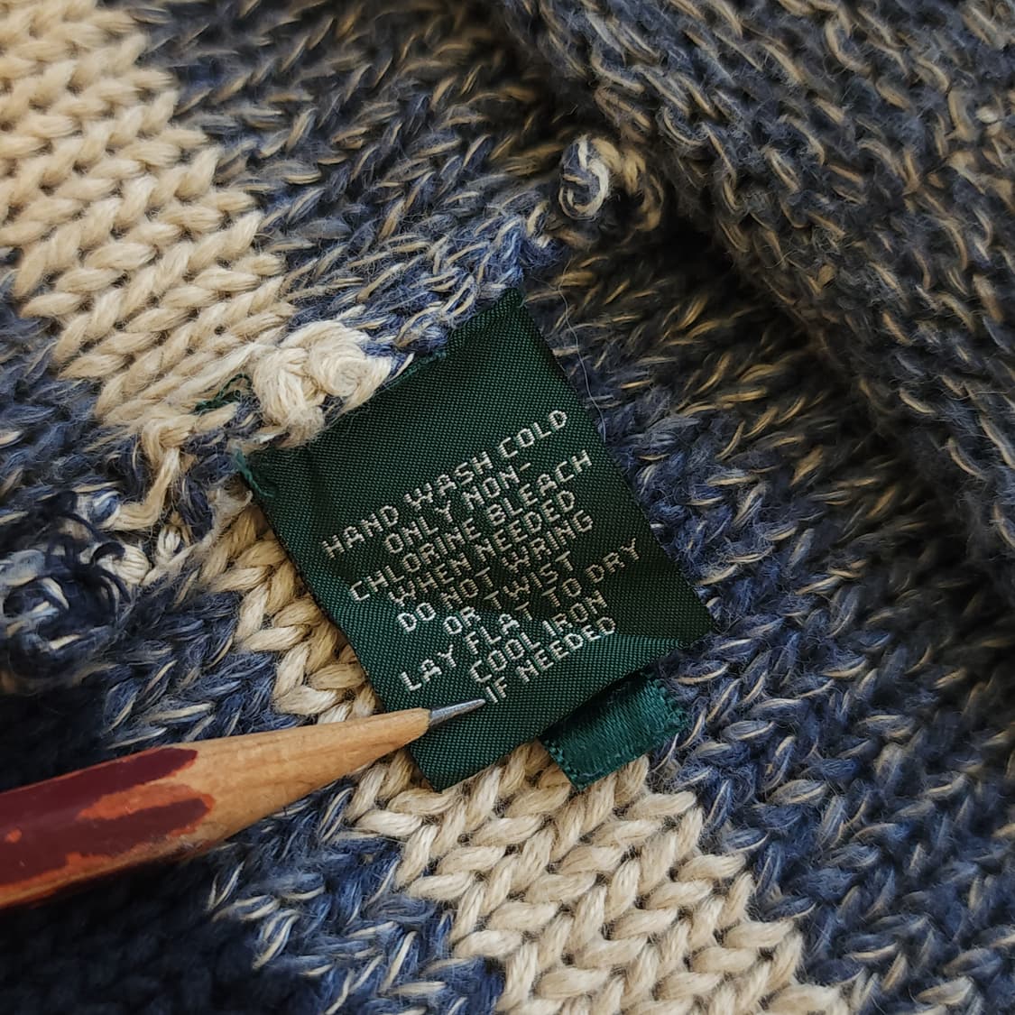 폴로 랄프로렌 가디건 웨스턴 스트라이프 나바호 오픈 롱 가디건 F 상품이미지7