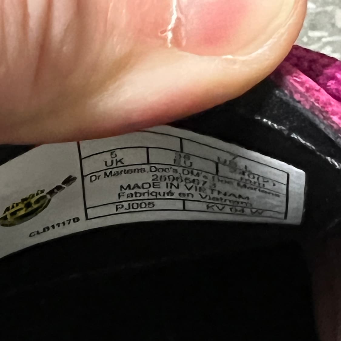 닥터마틴 amore 핫핑크 3홀 상품이미지6