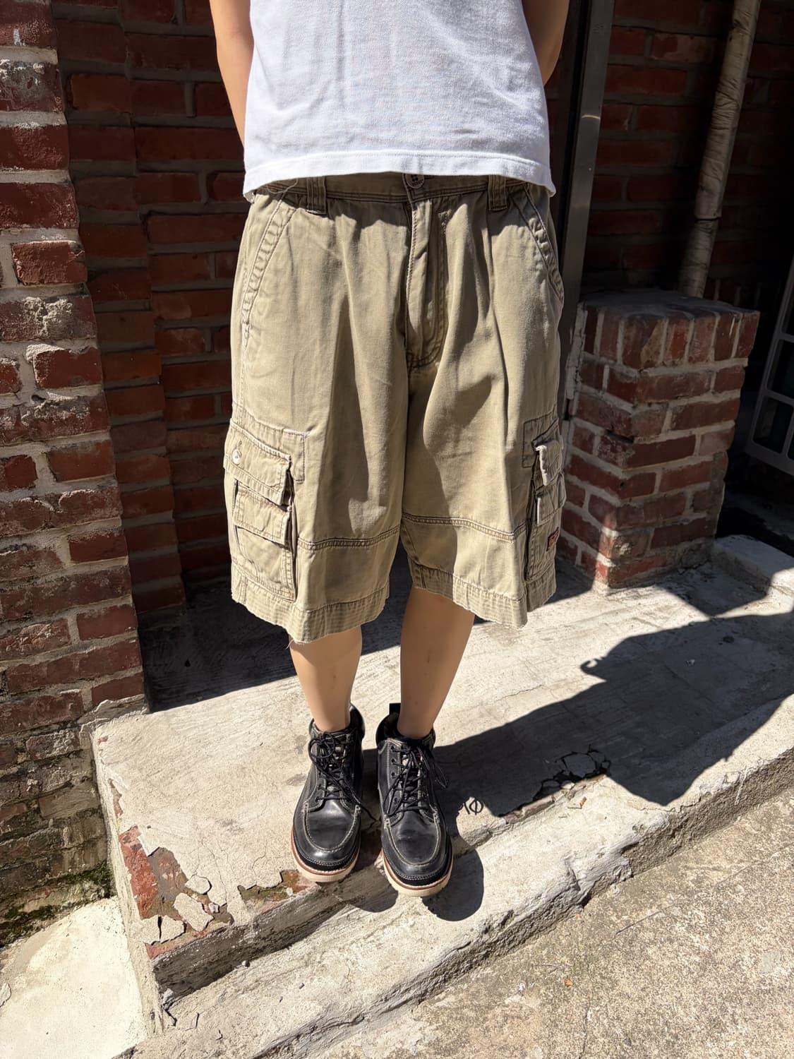 30) Dickies 로고 패치 카고 버뮤다 쇼츠 상품이미지1