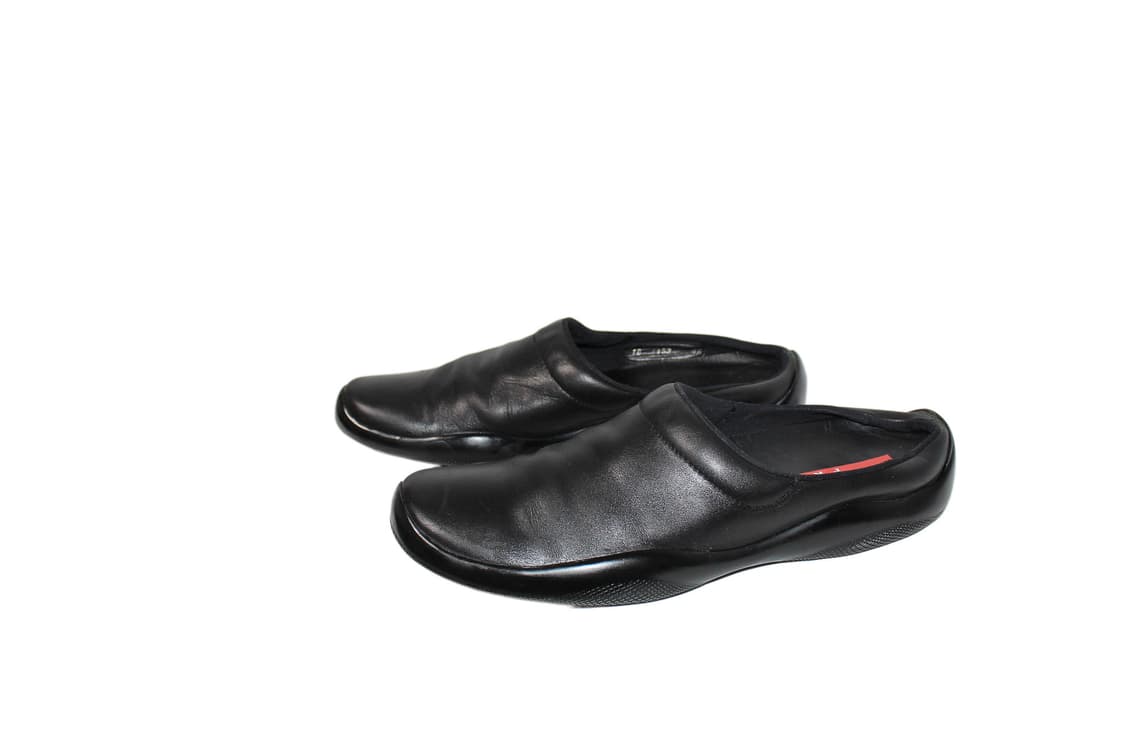 2000s PRADA 프라다 나파 레더 슬립온 슈즈 상품이미지1