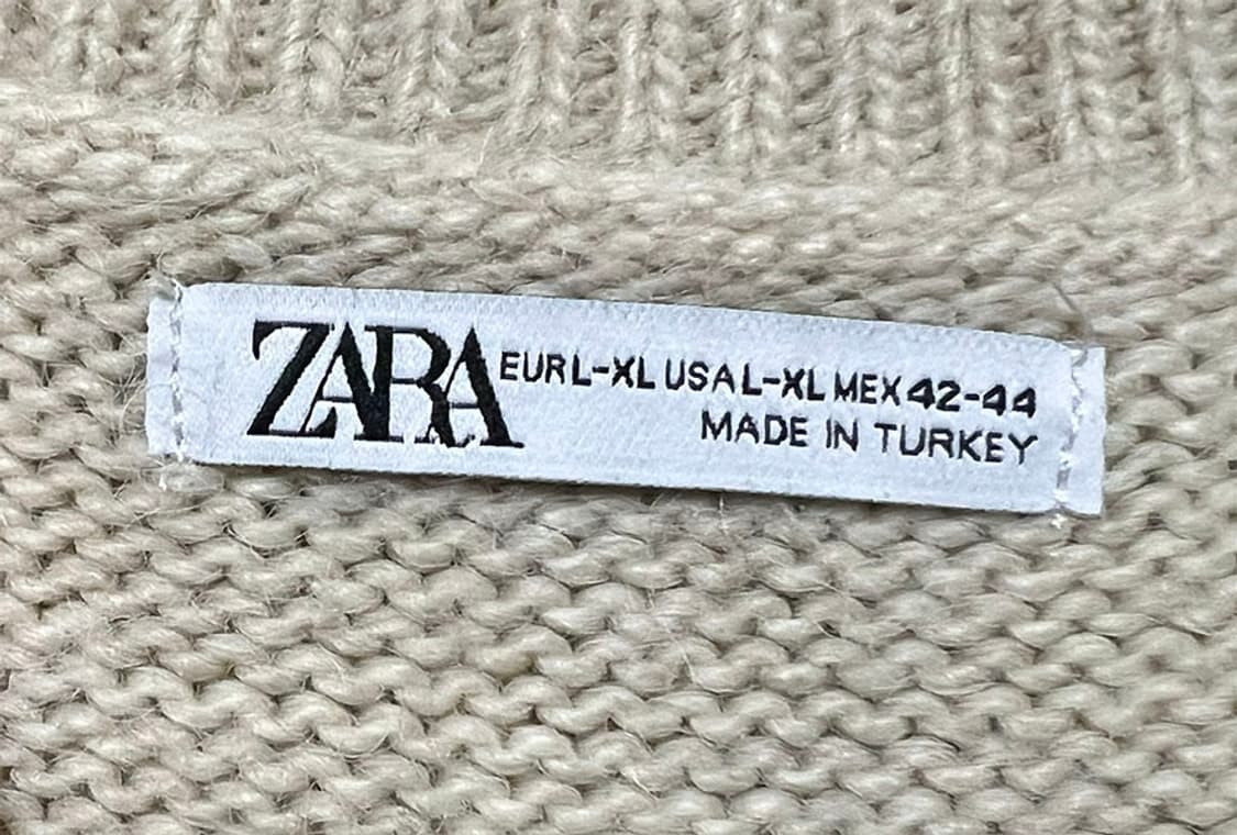 ZARA 자라 남자 울 니트조끼 브이넥 캐주얼 L 100 상품이미지3