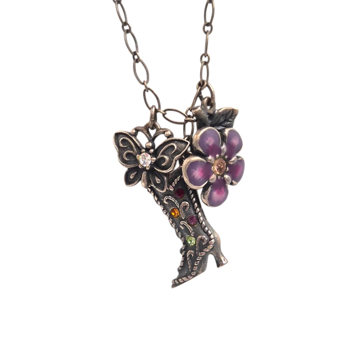 07s 안나수이 실버925 빅토리안 부츠 목걸이 상품이미지1