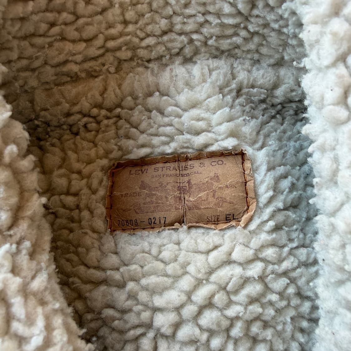 85s 리바이스 오렌지탭 쉐르파 트러커 자켓 상품이미지8