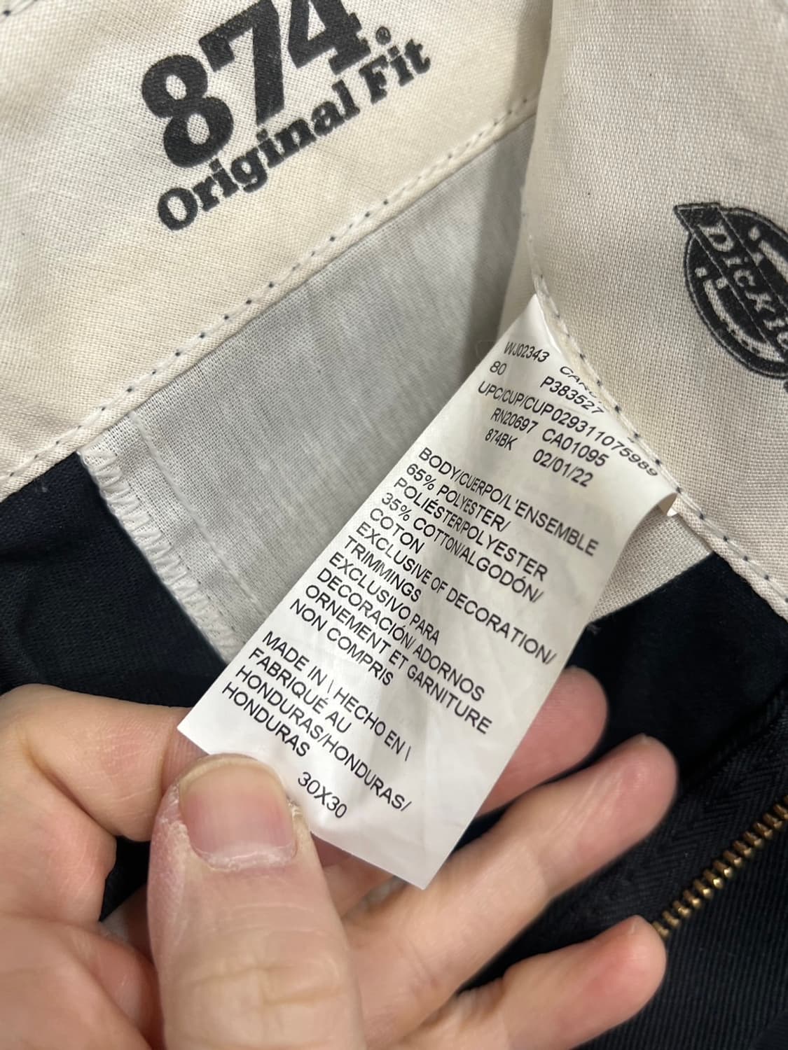 디키즈 874 오리지널 핏 코튼 치노 팬츠 상품이미지5