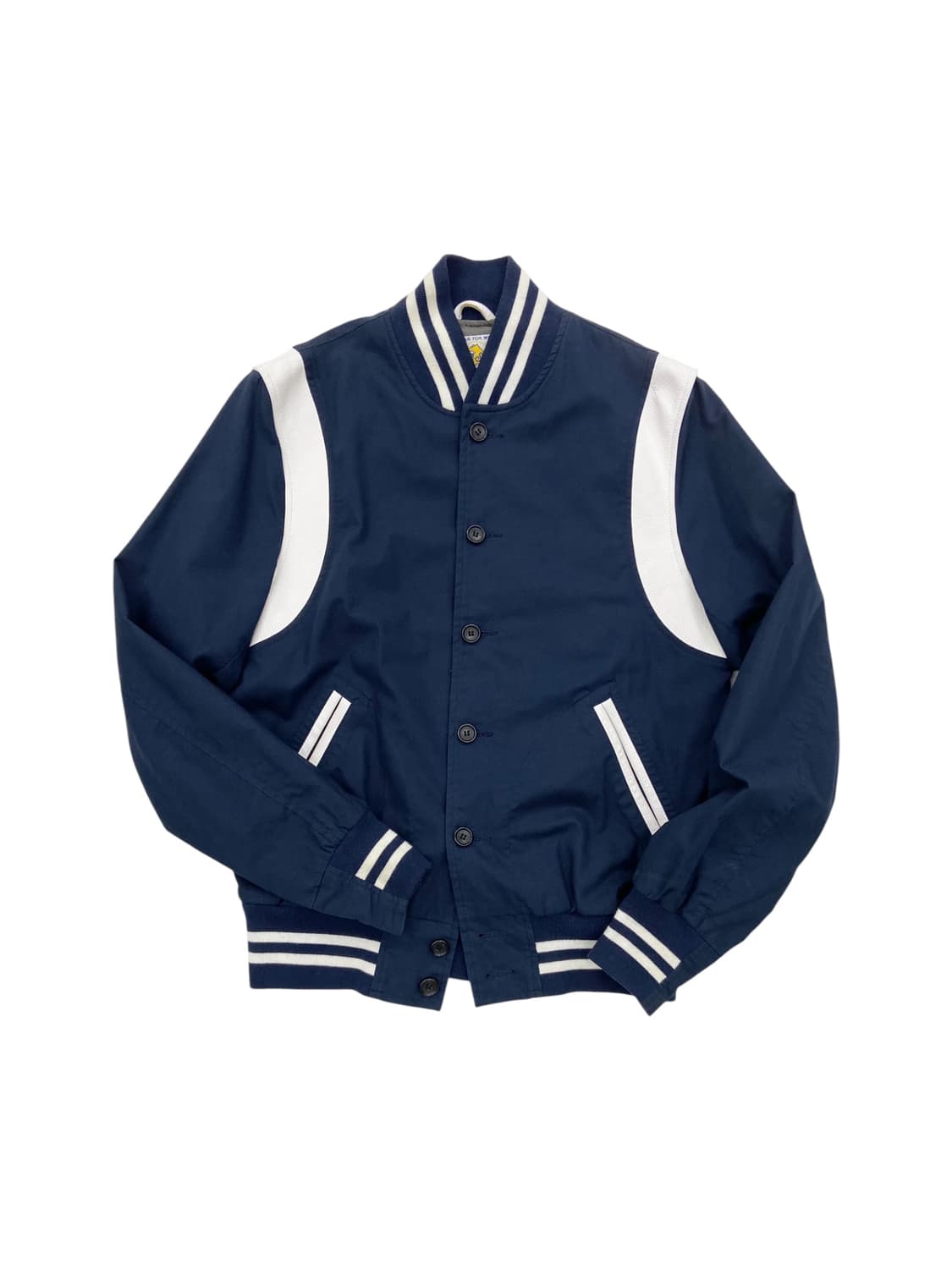 골든베어 X 클럽모나코 코튼 헤이스 바시티 자켓 상품이미지1