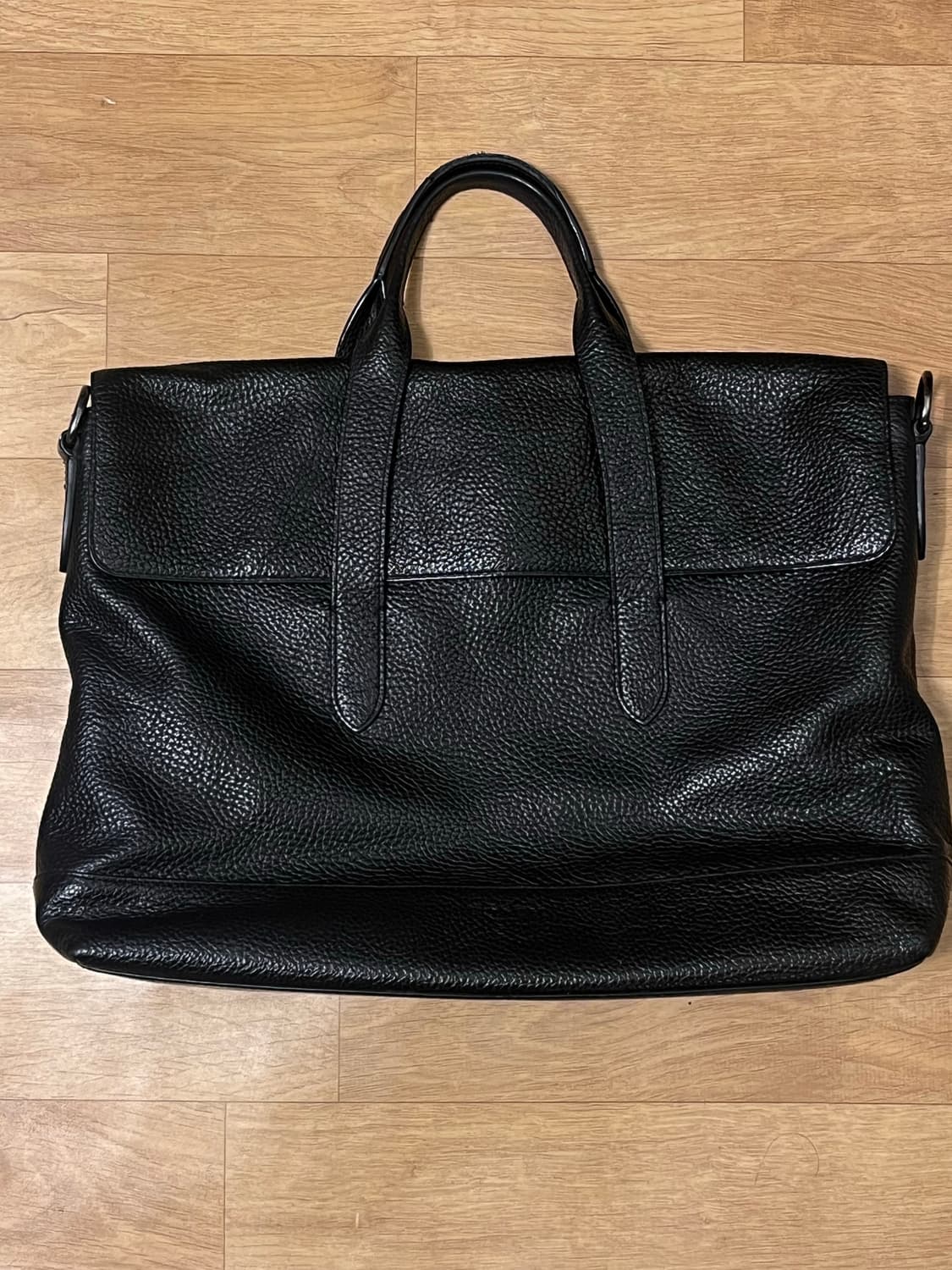 코치 브리프케이스 블랙 소가죽 상품이미지2