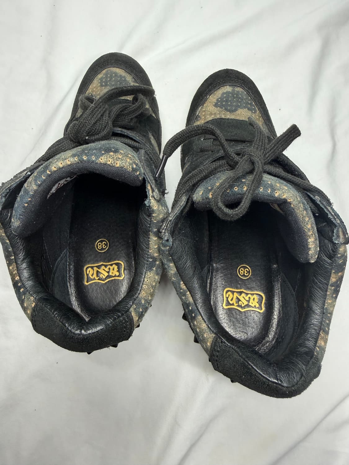 [38] ASH 아쉬 웨지힐 스니커즈 스터드 레오파드  상품이미지7