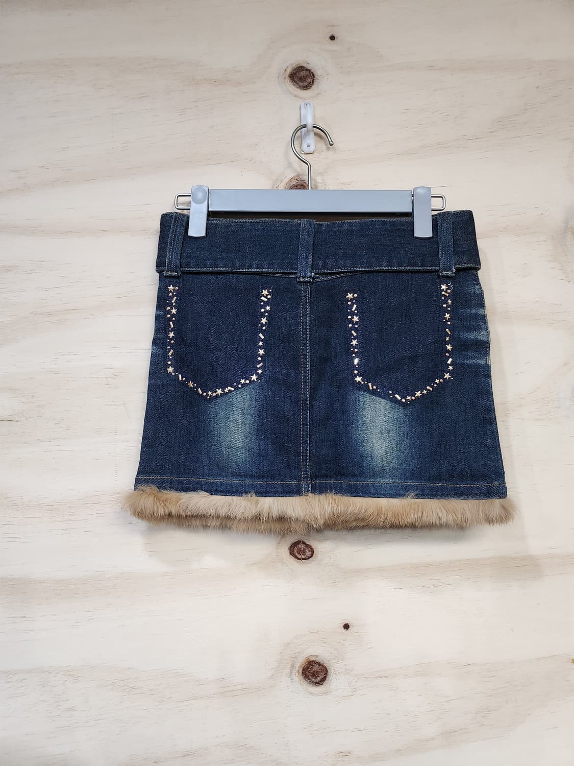 1015) 데코 DECO 토끼털 포인트 청치마 상품이미지2