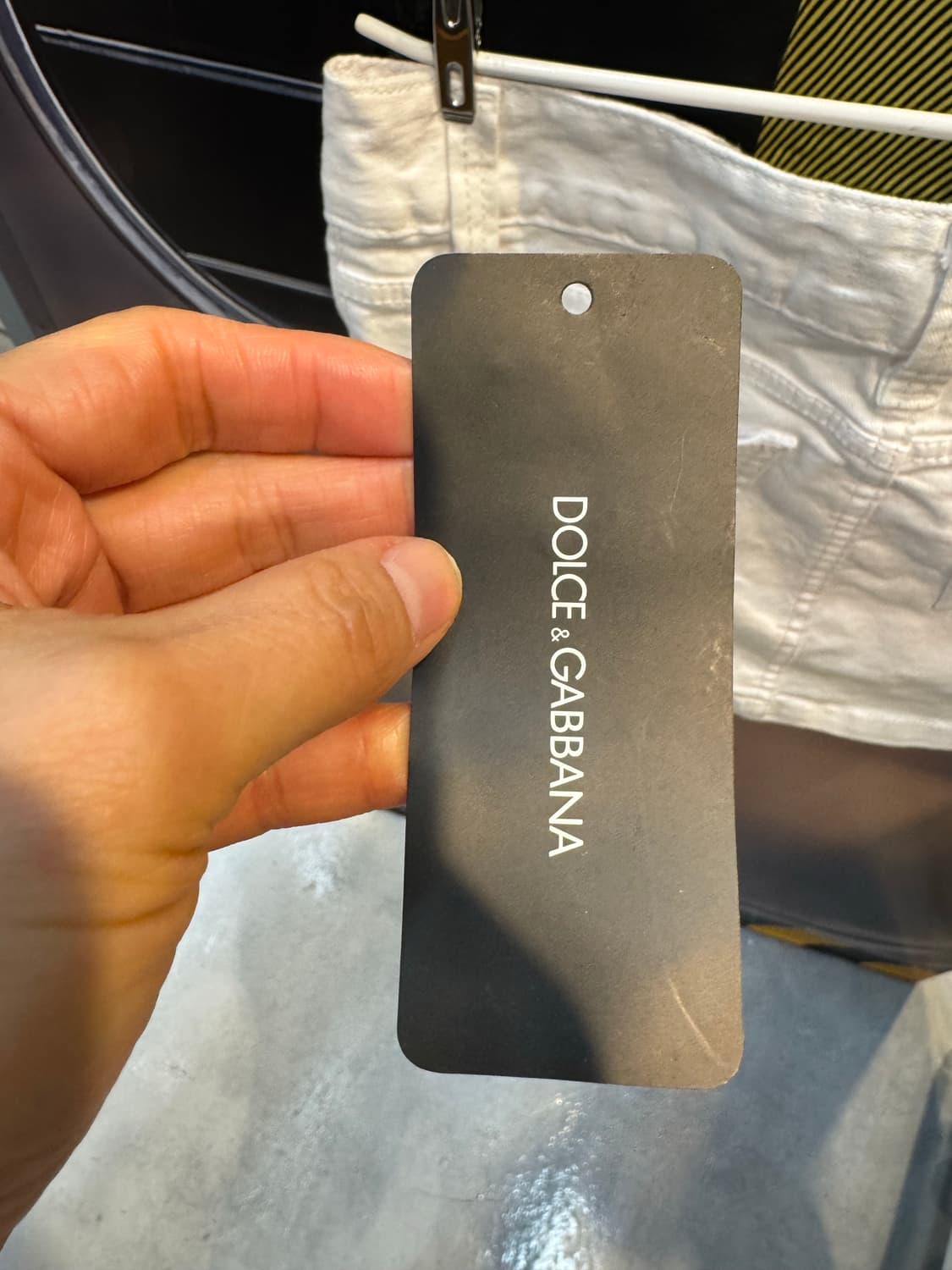 Dolce & Gabbana 돌체앤가바나 화이트 데님 미니스커트 상품이미지5