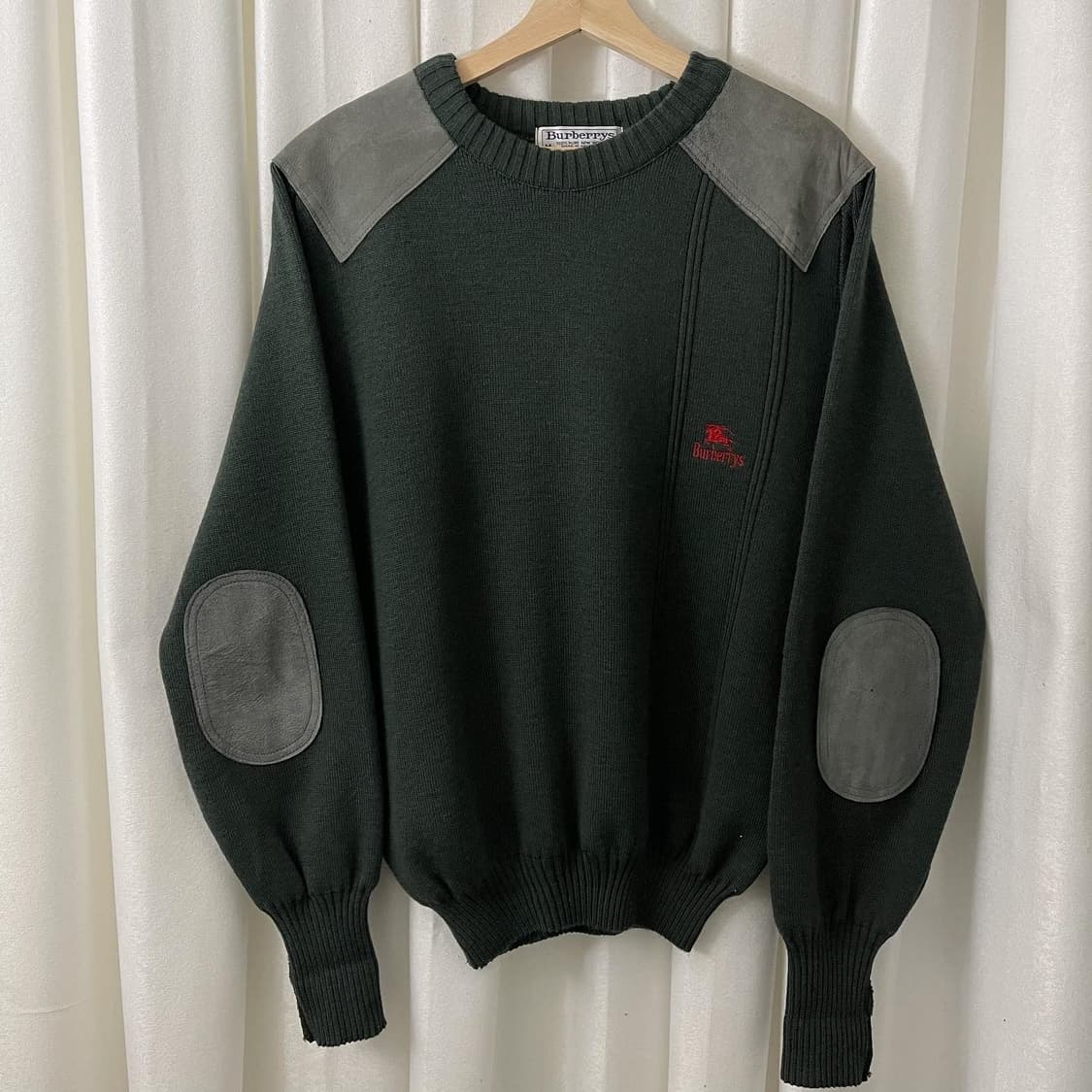 버버리 카키 코만도 니트 상품이미지2