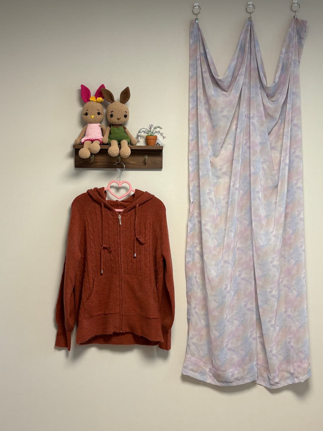 브릭 니트 후드집업 상품이미지1