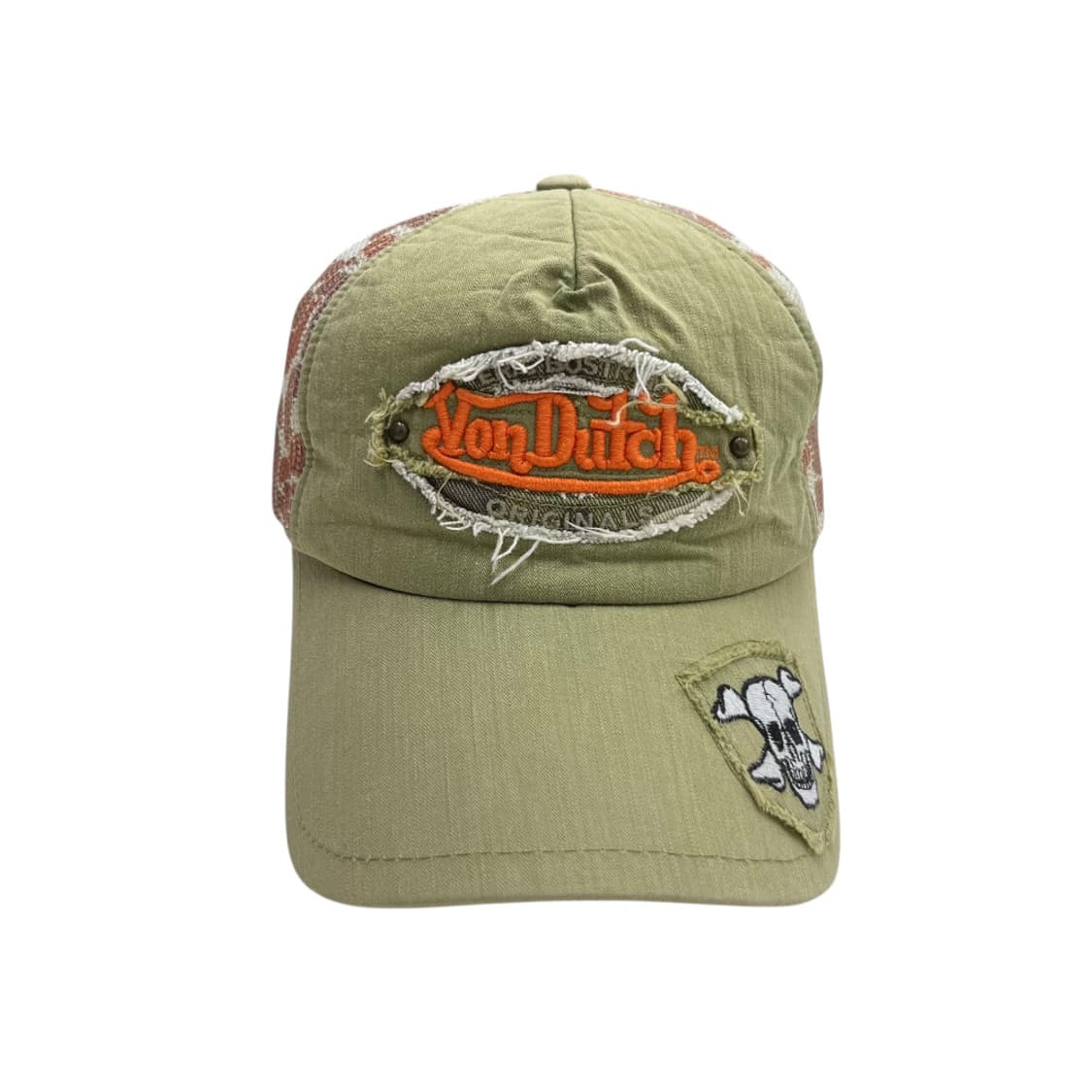 본더치 y2k 스컬 그런지 말차맛 볼캡 상품이미지4