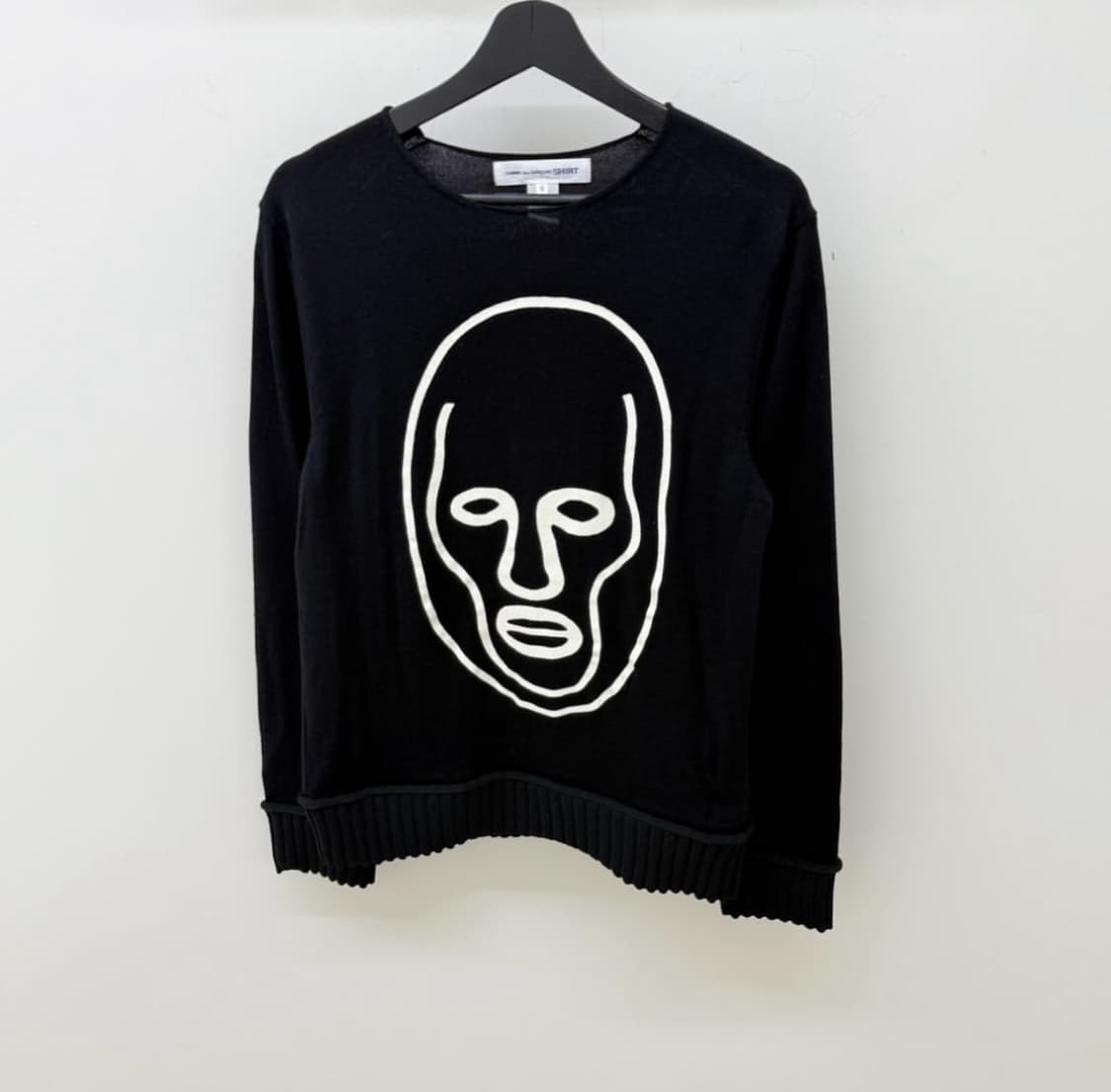 꼼데가르송 셔츠 x 알렉시 보클레어 휴먼페이스 니트 상품이미지1