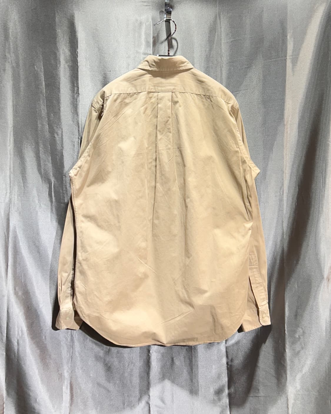 S 폴로랄프로렌 네이비 포니 클래식핏 베이지 코튼 셔츠  상품이미지3