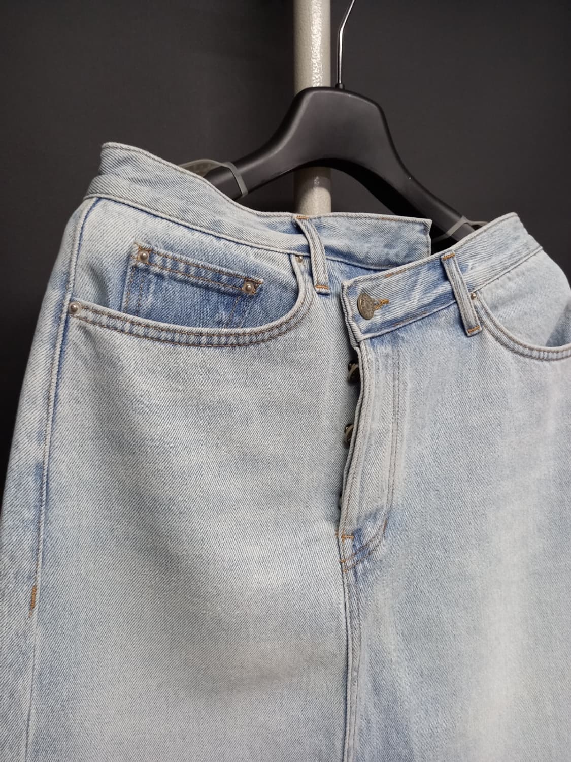 새 엔오르 EN OR 데님 롱 스커트 55 상품이미지5