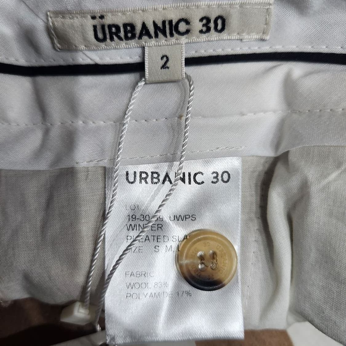 [여2](미사용)얼바닉30 투턱 와이드 슬랙스[Y62-053] 상품이미지8