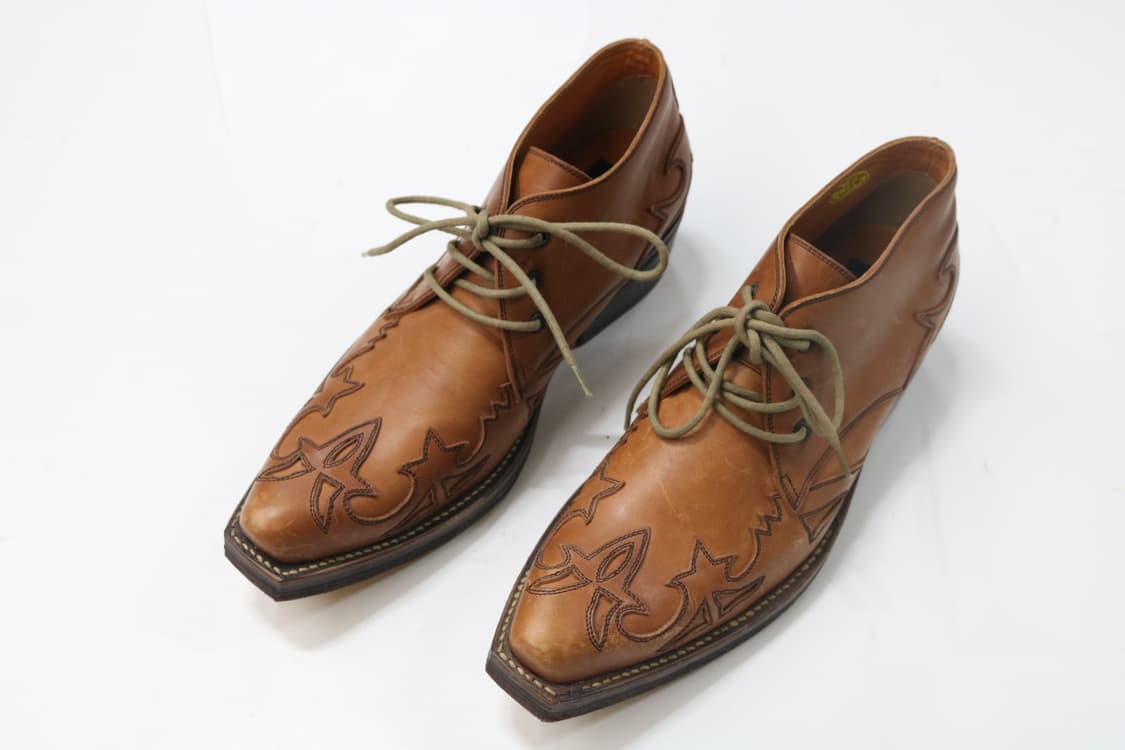 알프레도 바니스터 빈티지 웨스턴 스티치 레더 더비 (265) 상품이미지2