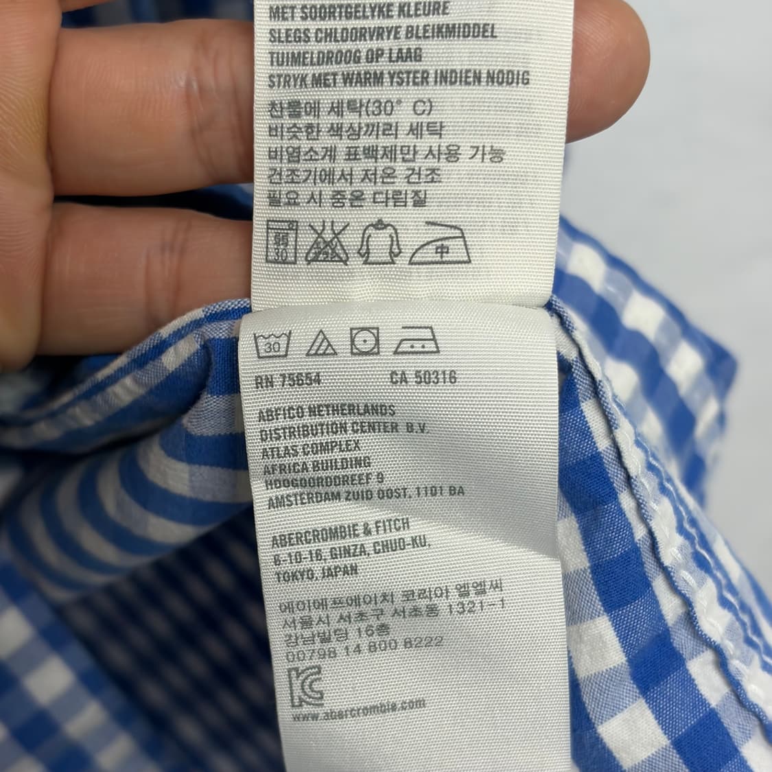 홀리스터 체크 셔츠 상품이미지5