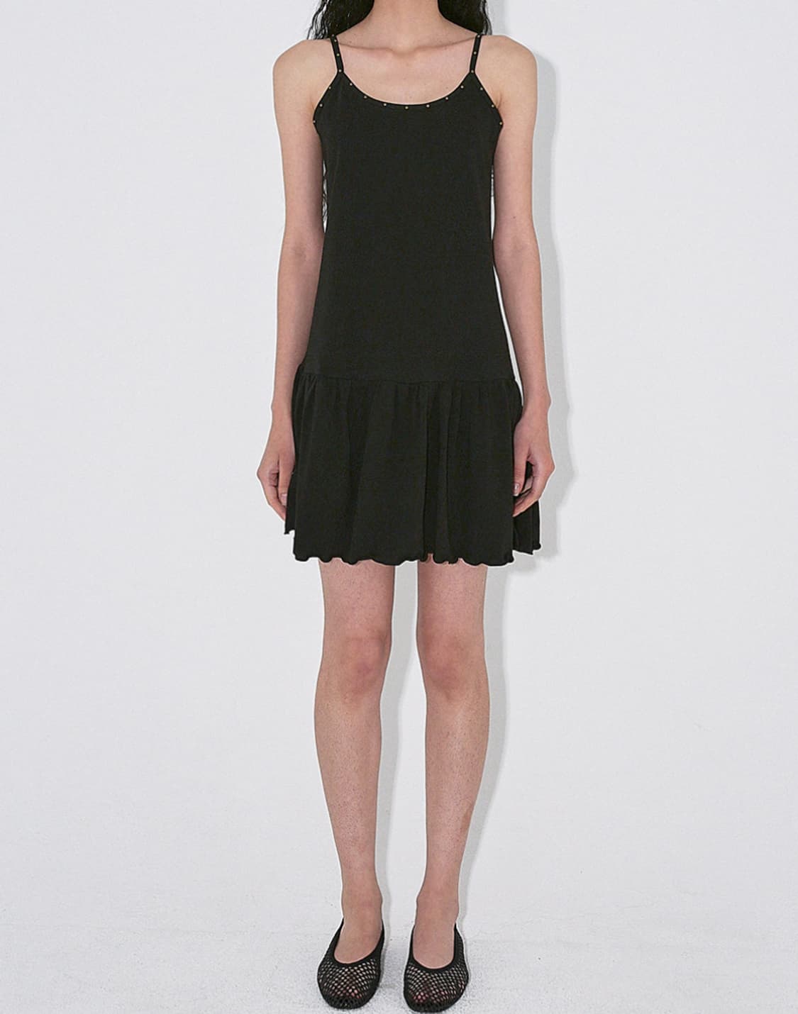 폴리수엠 스터드 저지 드레스 상품이미지2