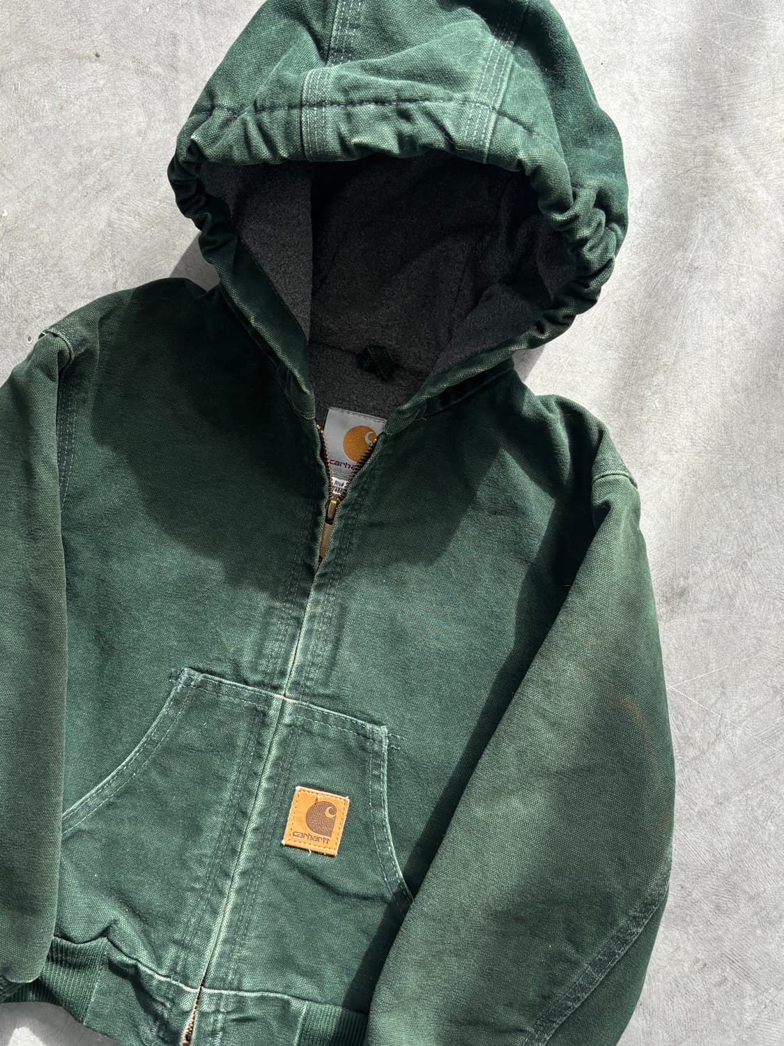 Carhartt 칼하트 딥그린 액티브 워크 자켓 (키즈) 상품이미지2