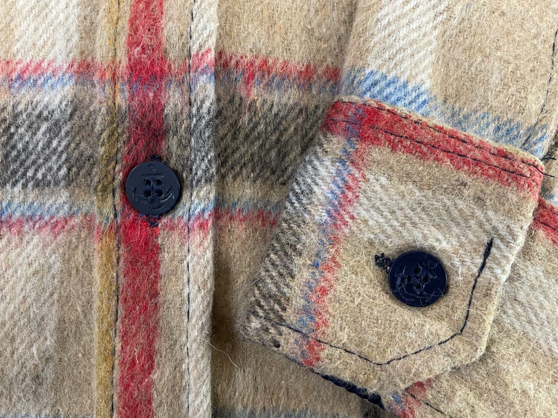 95) 70's Brewster 미군 체크 울 셔츠(RRL&LVC&폴로) 상품이미지6