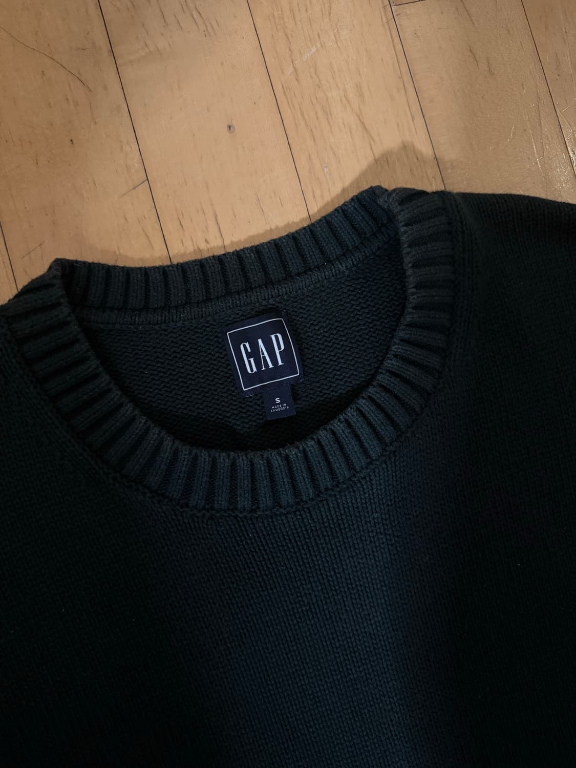 올드 GAP 갭 다크 그린 니트 스웨터 상품이미지2