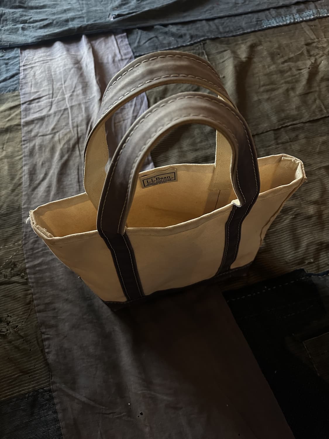 90s USA LL Bean Boat and Tote Mini Bag 상품이미지6
