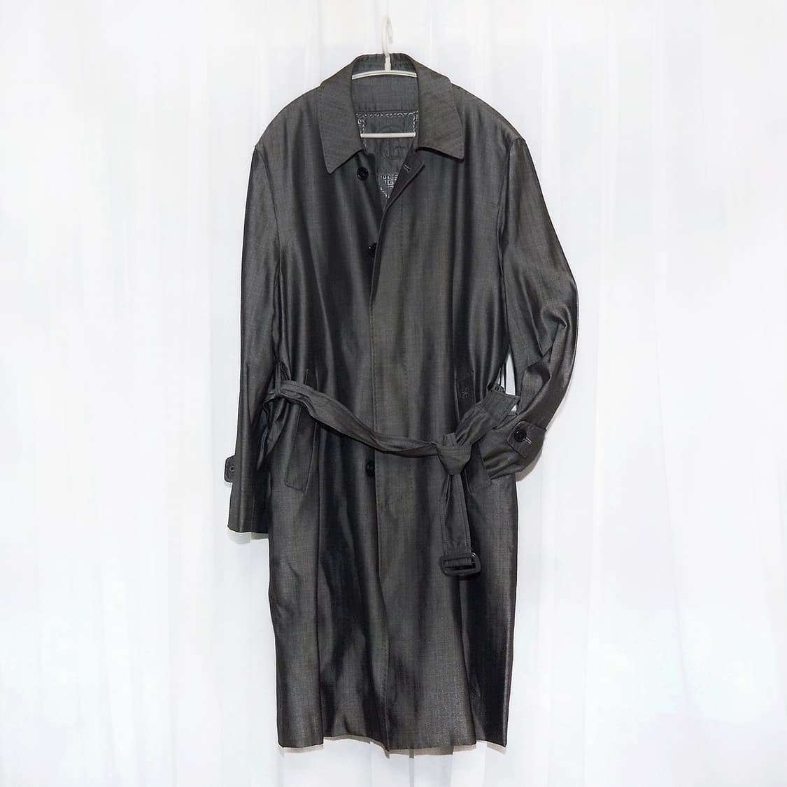 지방시 (GIVENCHY) 실크 울헤링본 클래식 벨티드 코트 (100+) 상품이미지1