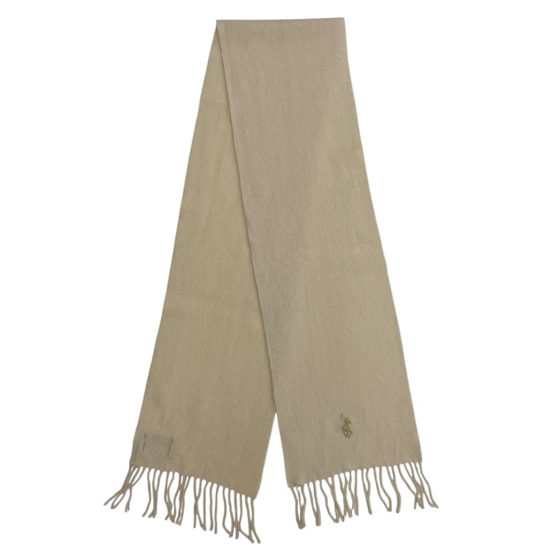 폴로 랄프로렌 골드포니 아이보리 울 머플러 상품이미지4