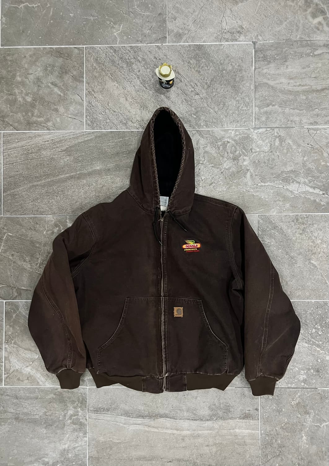 (XL) 칼하트 후드 덕 액티브 자켓 J25 DKB 다크브라운 상품이미지1