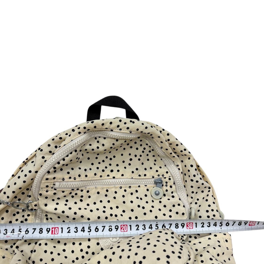 키플링 빈티지 모리걸 도트 땡땡이 크림 바닐라 화이트 백팩 가방 상품이미지6