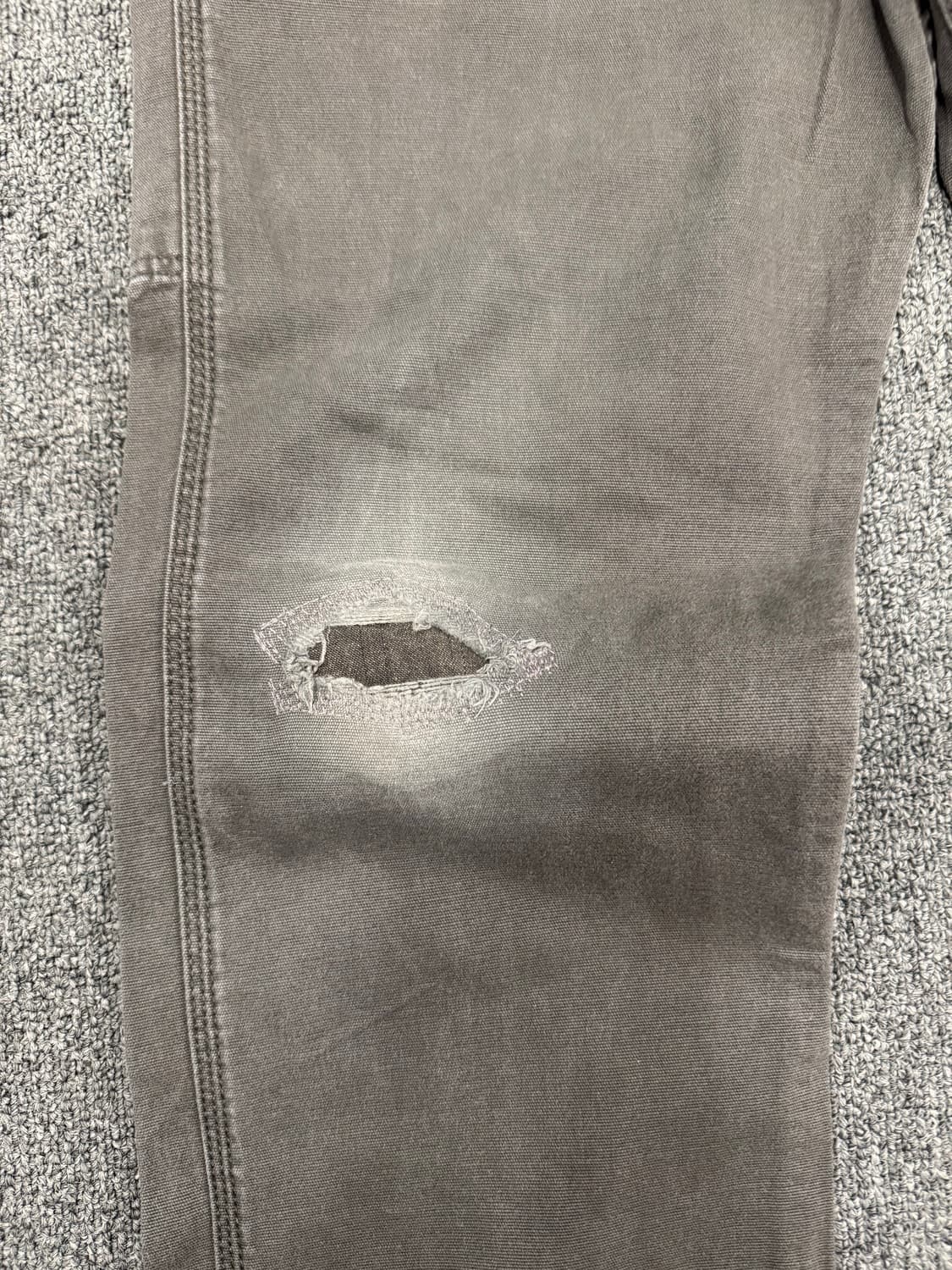 32)칼하트 빈티지 차콜 싱글니 워크팬츠 상품이미지5