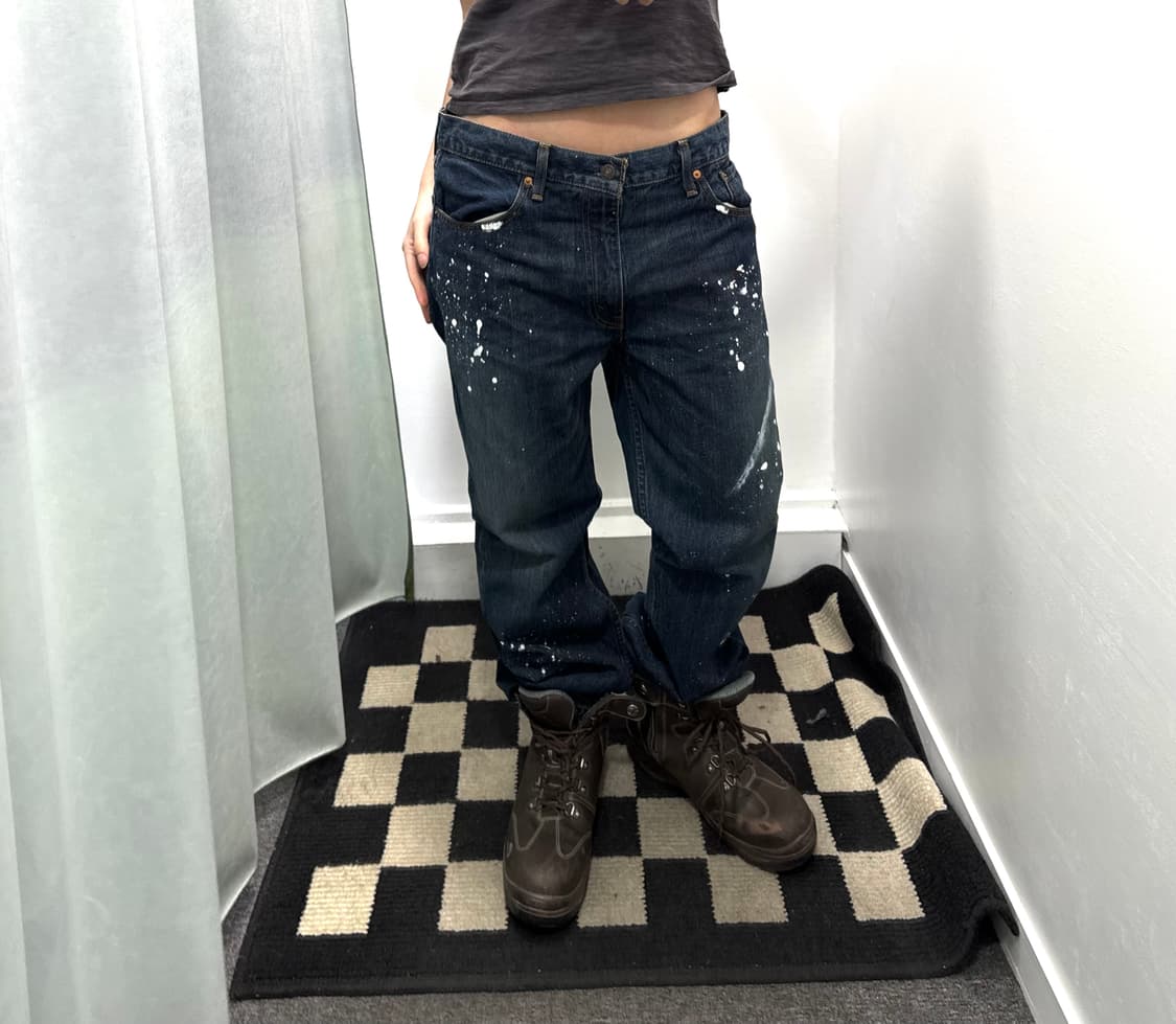 리바이스 505 페인팅 데님팬츠 상품이미지1