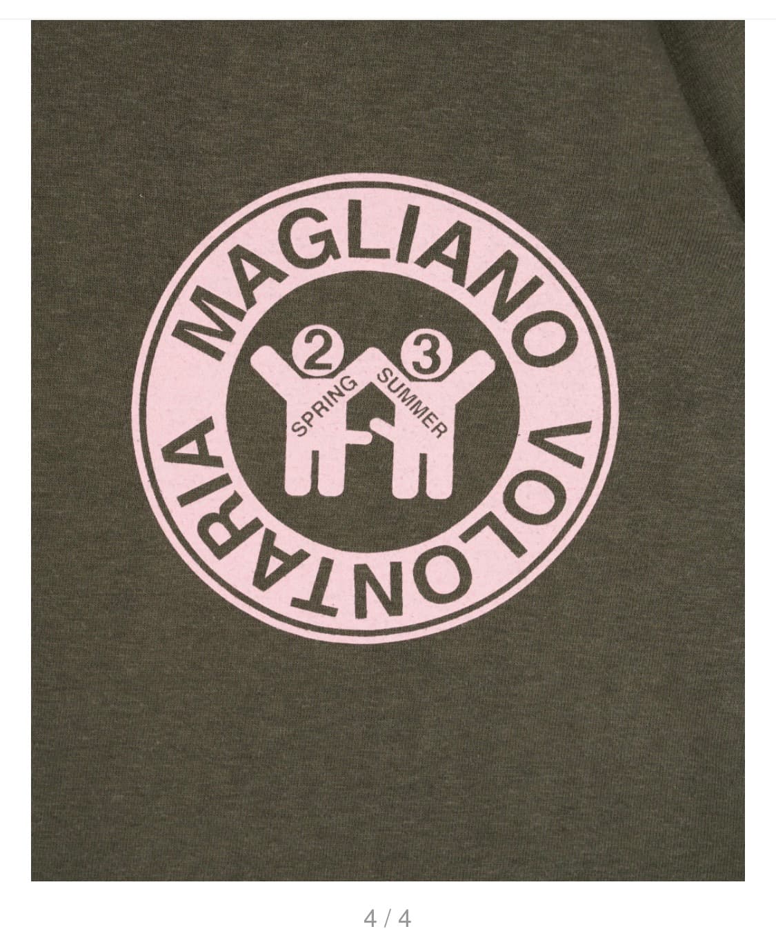 (L/Xl) 마리아노 volontaria 밀리터리 티셔츠 상품이미지2