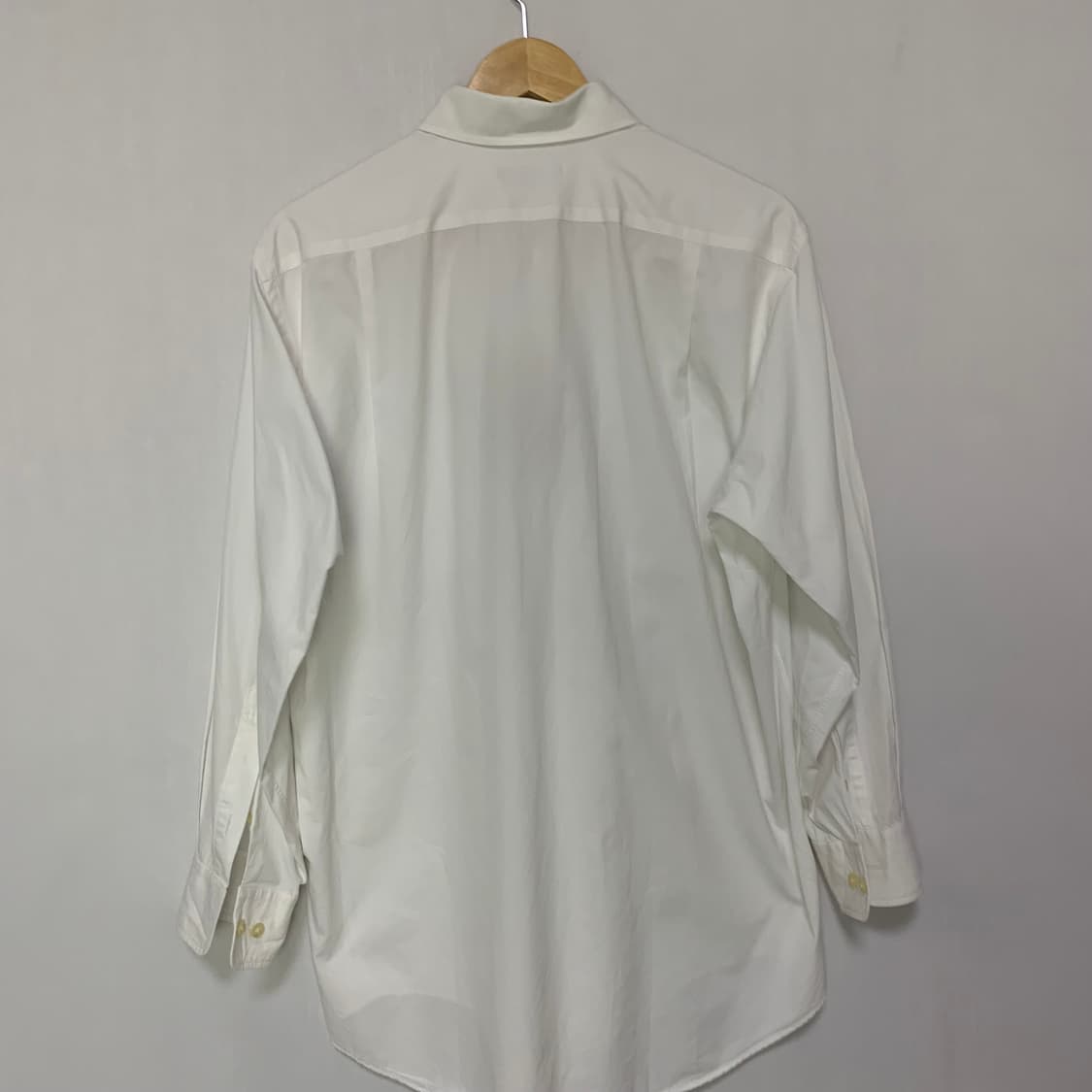 아쿠아스큐텀 빈티지 화이트 베이직 셔츠 기본 남녀공용 상품이미지6