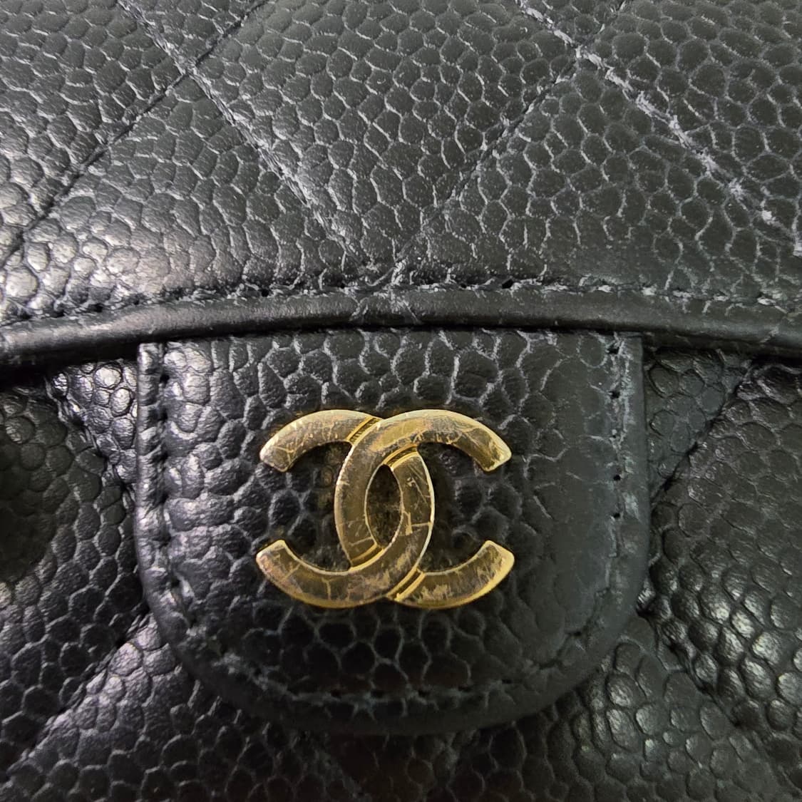 샤넬 클래식 카드지갑 블랙 금장 (AP0214) 상품이미지8