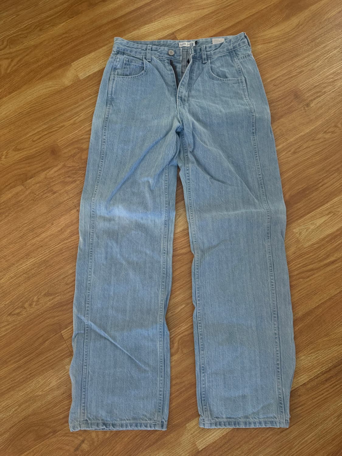 파사드패턴 스트레이트 데님 S 상품이미지1