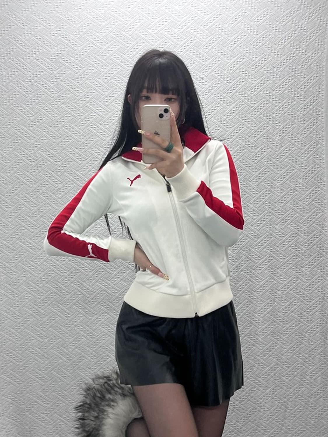 푸마 레트로 Y2K 로고플레이 슬림 져지 집업 S C09903 상품이미지1