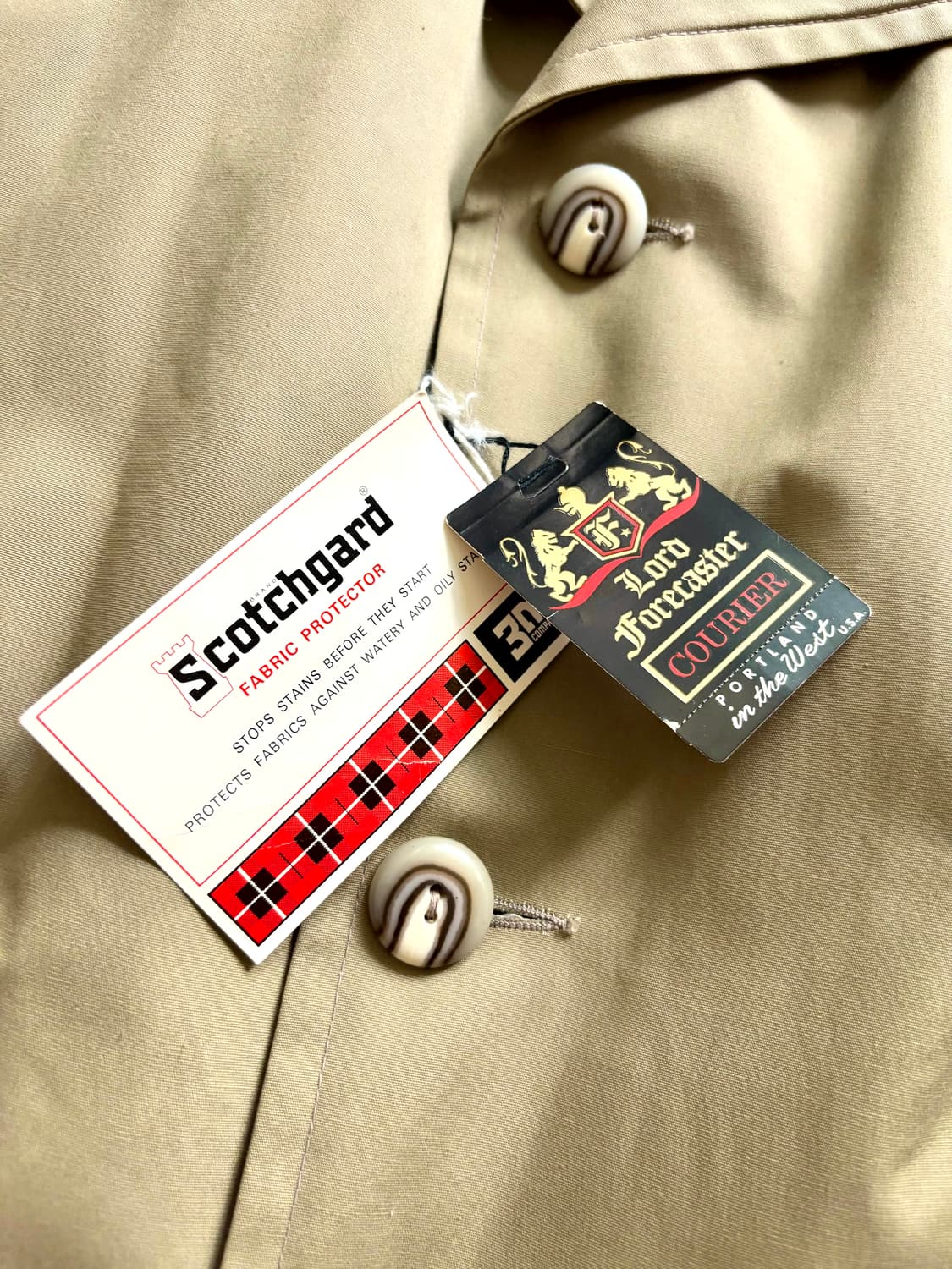 70's 에디 바우어 구스 다운 라이닝 카 코트 38 데드스탁 상품이미지5