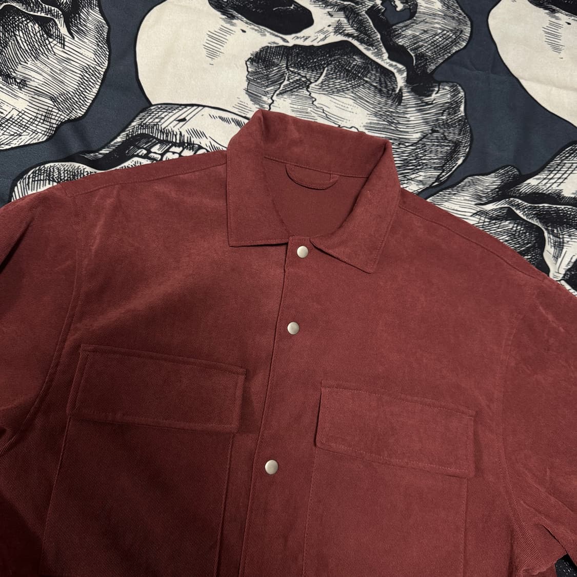 stco 에스티코 스웨이드남방 L사이즈  상품이미지3