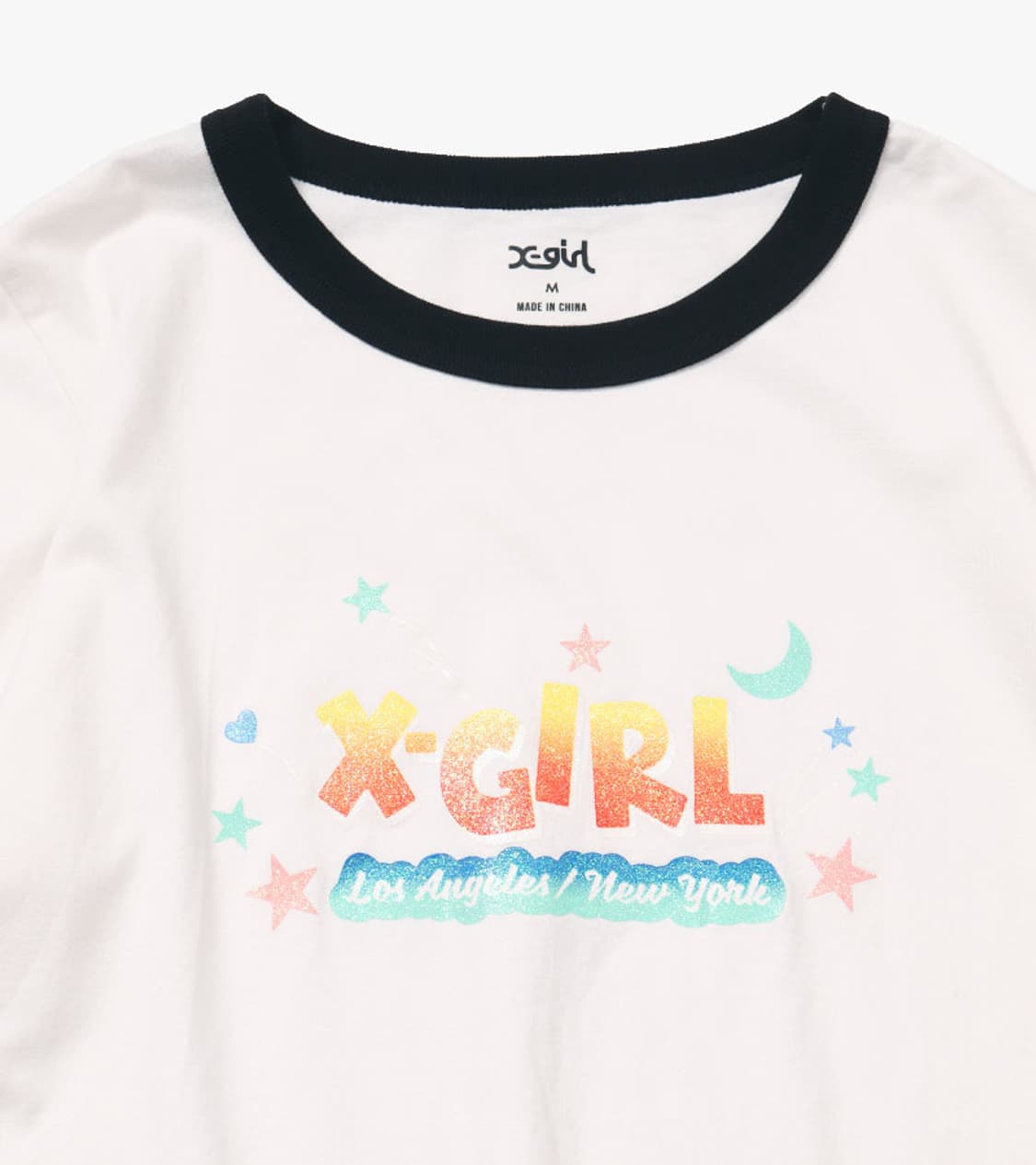 X-GIRL - LOGO RINGER T SHIRT 상품이미지5