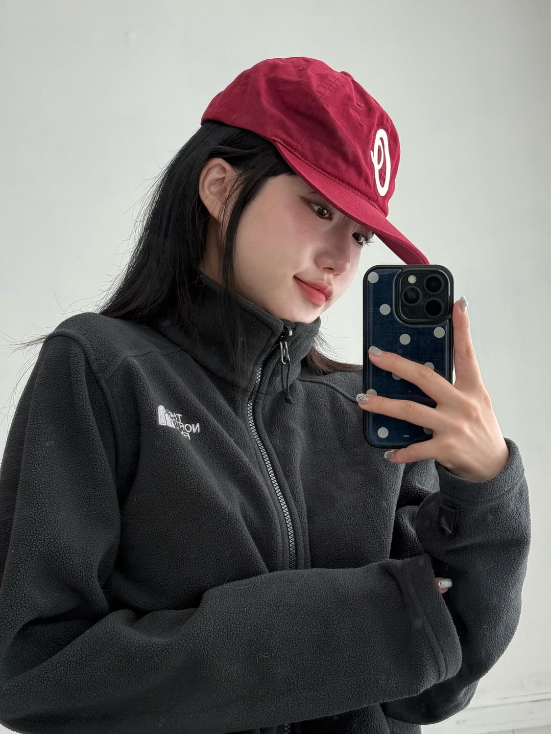 오베이 버건디 캡 상품이미지3