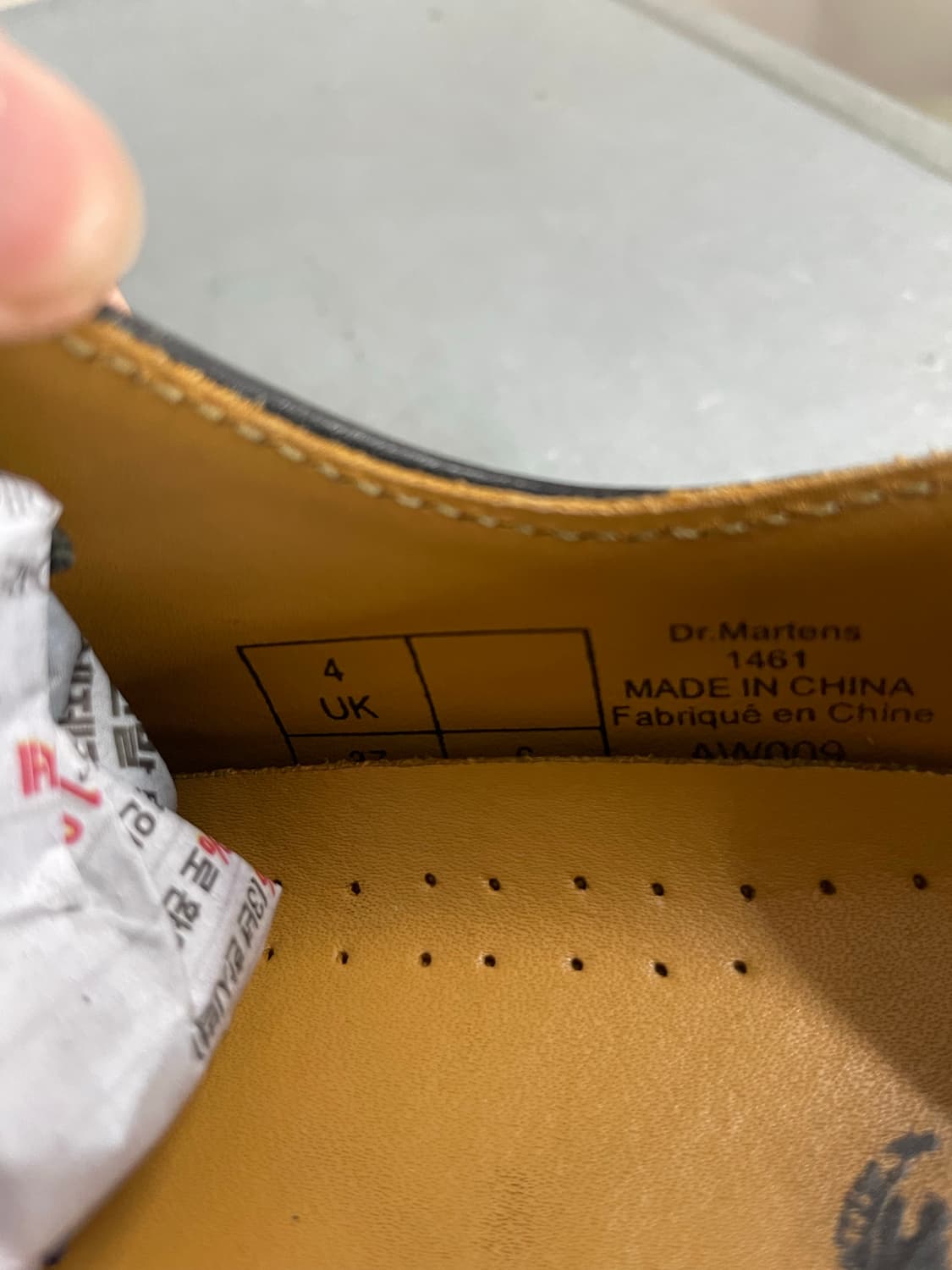 닥터마틴 1461 3홀 블랙 UK4 상품이미지9