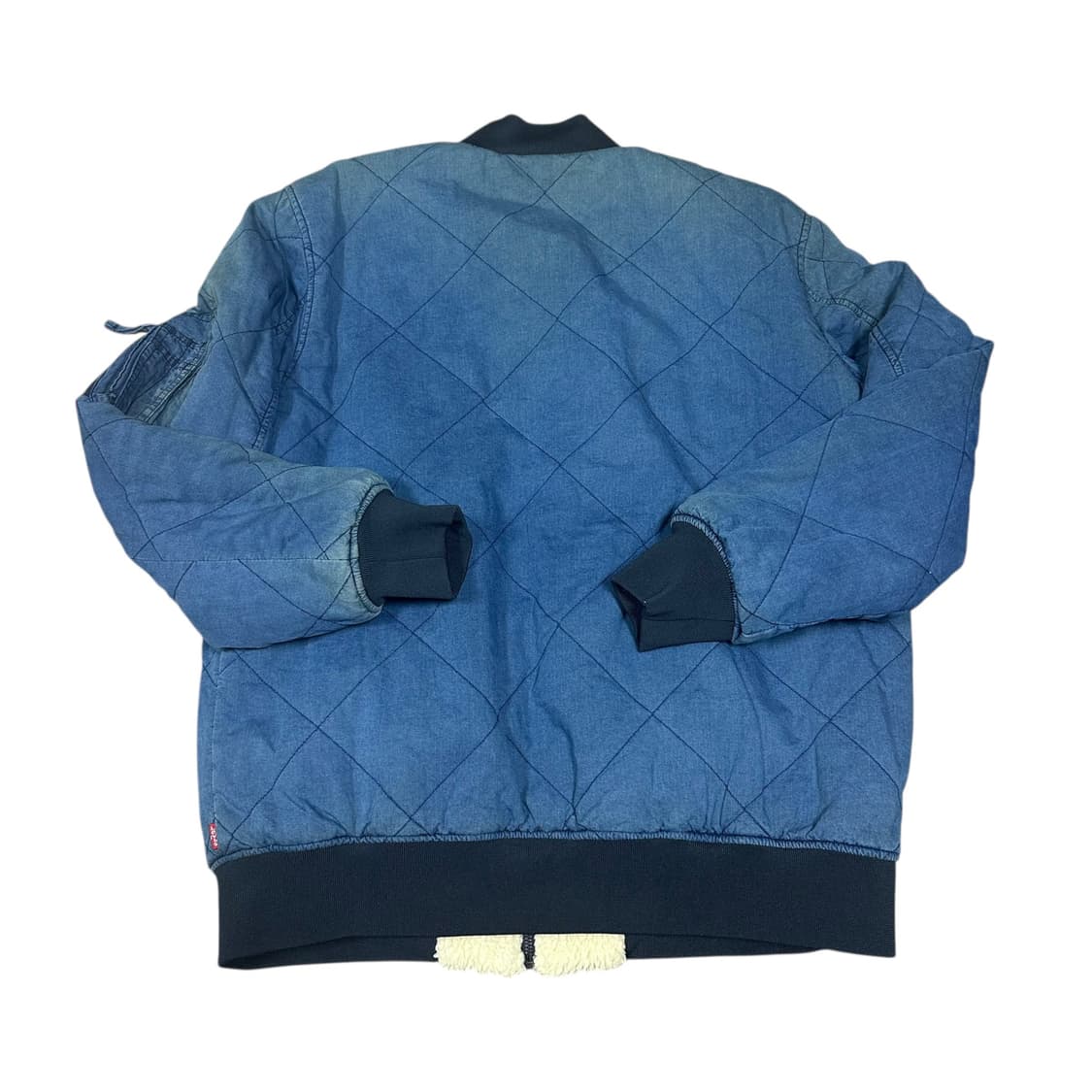 ✨ (바배) 리바이스 리버시블 뽀글이 데님 양면 점퍼 자켓 상품이미지4