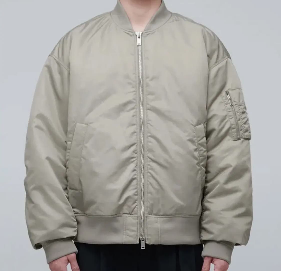 무신사 스탠다드 ma-1 더스티베이지 L사이즈 상품이미지1