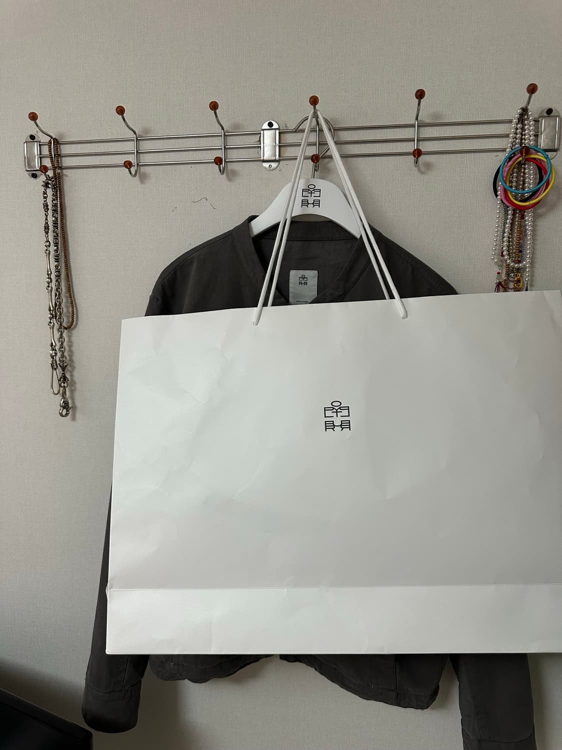 폴리테루 카페 레이서 자켓 그레이 상품이미지4