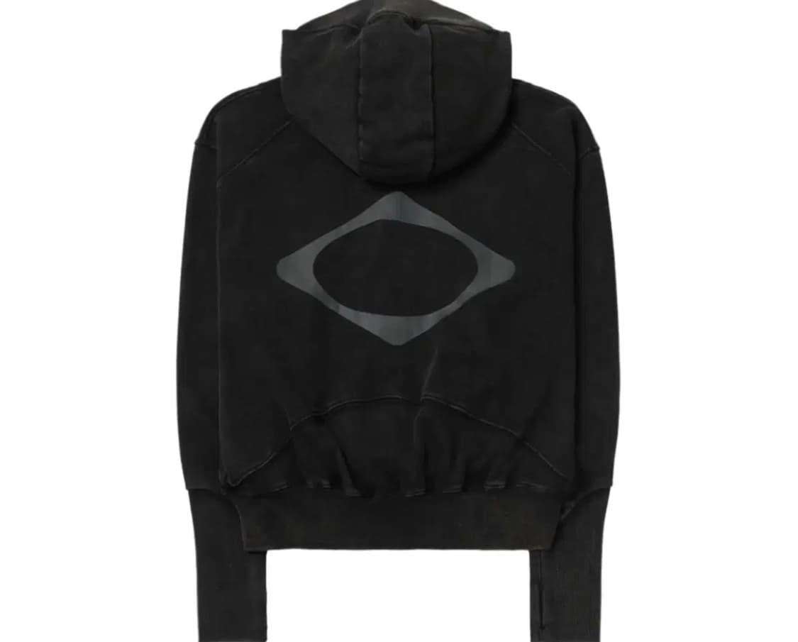 미스치프 빅 포켓 후드 워시드 블랙 m 상품이미지1